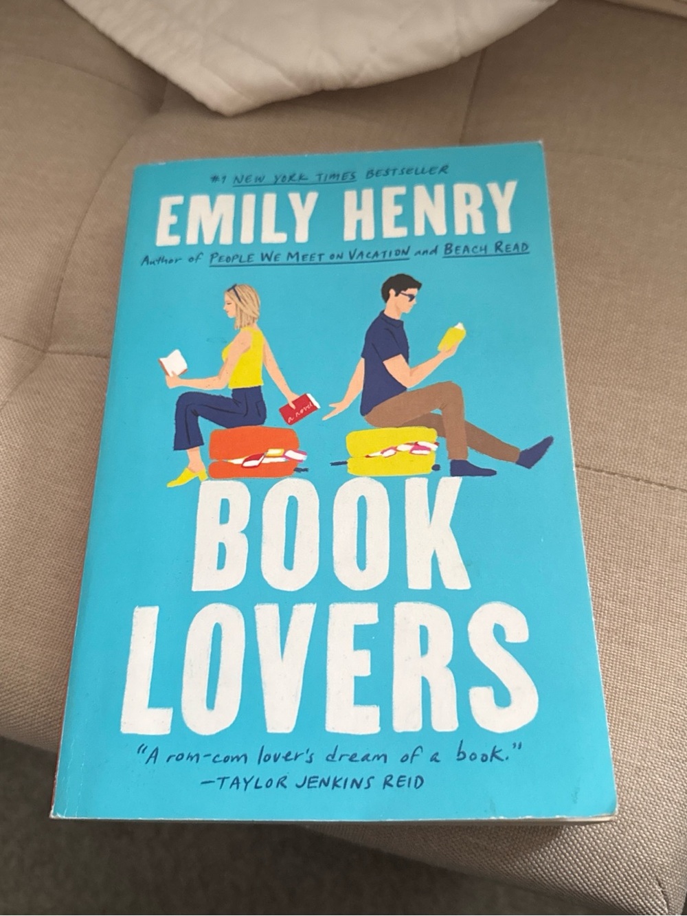 Emily Henry "Book Lovers" Bright Turquoise Paperback